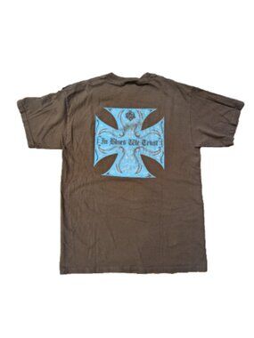 House Of Blues Las Vegas In Blues We Trust Maltese Cross Graphic T Shirt Sz M